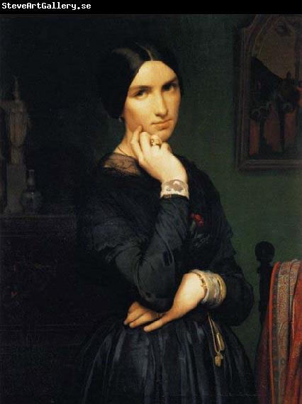 Hippolyte Flandrin Portrait of Madame Flandrin